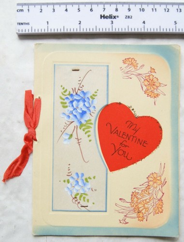 Vintage valentine card - vintage:,