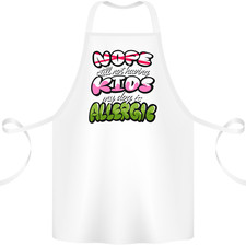 Not Having Kids the Dog is Allergic Funny Cotton Apron 100% Organic