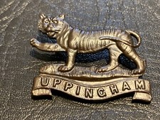 Uppingham School Officers Training Corps Cap Badge Genuine