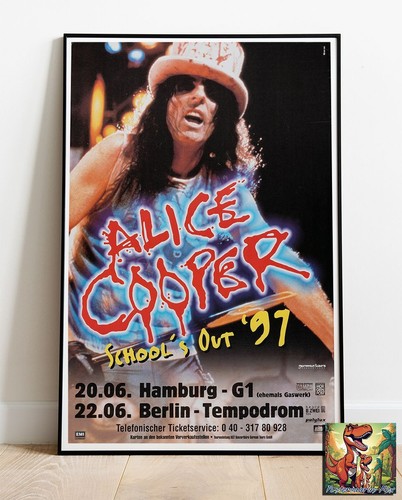 Alice cooper 1997 tour poster - cooper,