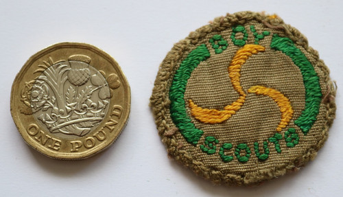 Vintage boy scout badge - boy,