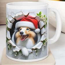 Cute Shetland Sheltie Dog Mug