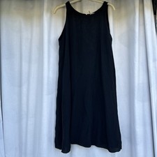 Luella Italy Sleeveless Black Dress Size M/L (14/16)