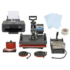 Heat Press 5 in 1 Combo