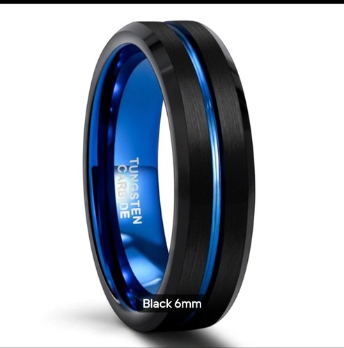 6mm tungsten carbide black - tungsten, &