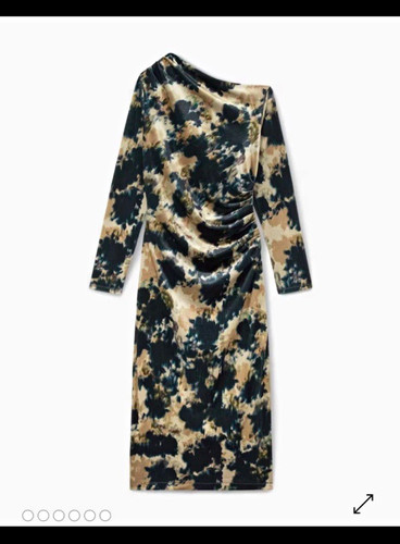 Reiss one shoulder - ruched, midi