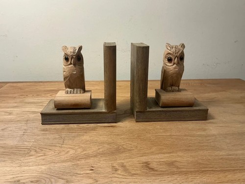 Antique pair wooden carved - antique,