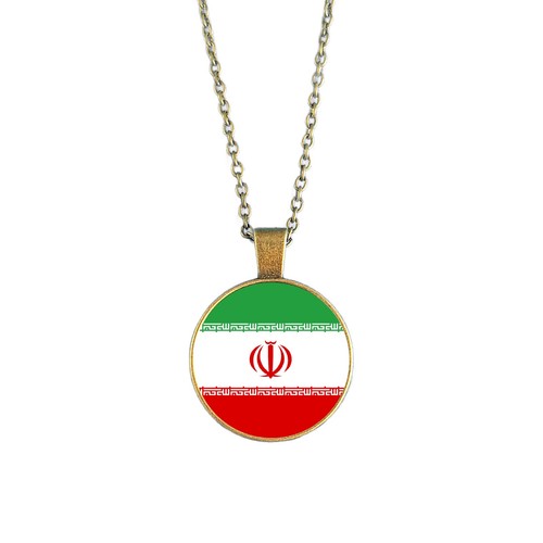 Iran flag necklace - iran, iranian