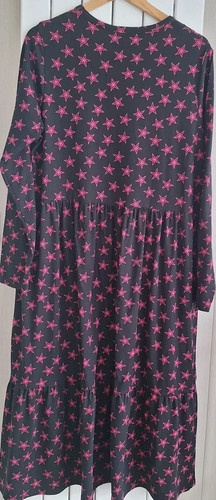 Star print dress size - star,