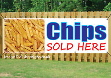 CHIPS SOLD HERE TAKEAWAY VAN