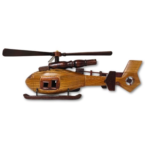 Model helicopter wooden - model,