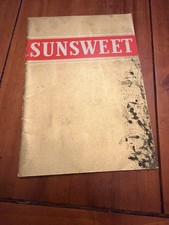 Vintage 1934 SUNSWEET Prune &