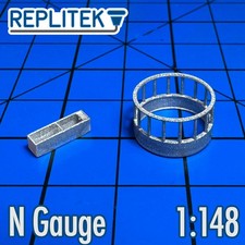 N Gauge Cattle Feeder Ring and