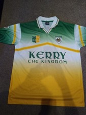 Kerry GAA Jersey Men's  Size Large Gaelic Football Shirt