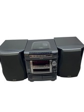 AIWA NSX-F9 HiFi System with Twin Duct Speakers CD Tape Tuner *PARTS*