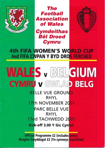 Women wales ladies - v, belgium