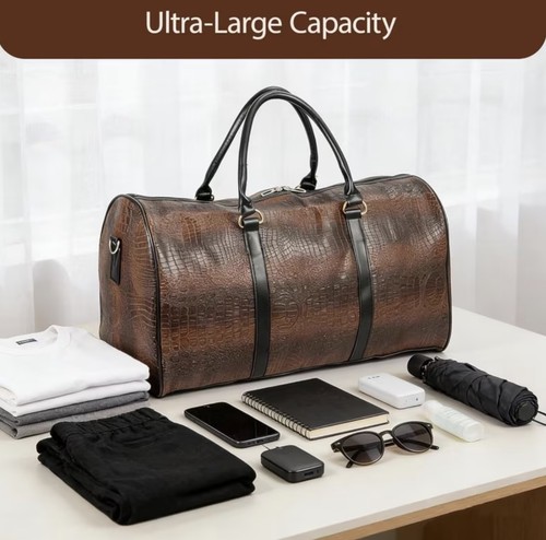 Crocodile textured leather - crocodile-textured,