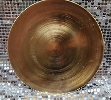 12 Gold Brushed Finish Plastic