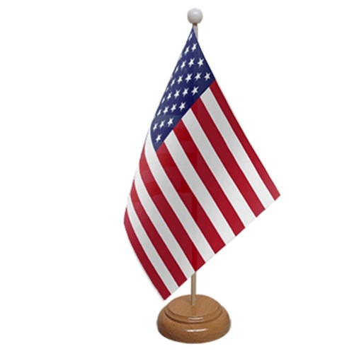 Usa table flag with - usa,