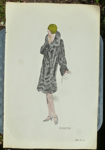 Original print 1930 fashion - original, 1930's