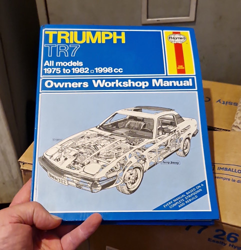 Triumph tr7 haynes owners - tr7,
