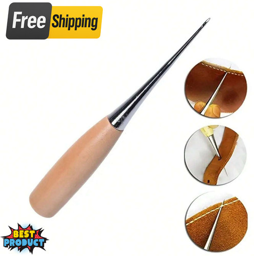 Wooden handle leather sewing - handle,