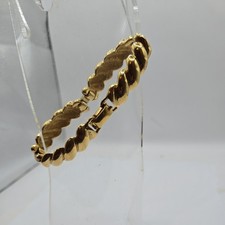 CHRISTIAN DIOR Bracelet /Bangle . Gold Plated 