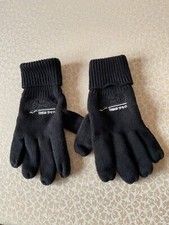 Superdry Black Gloves One Size Spirit of Japan logo Soft Smooth Inner Large