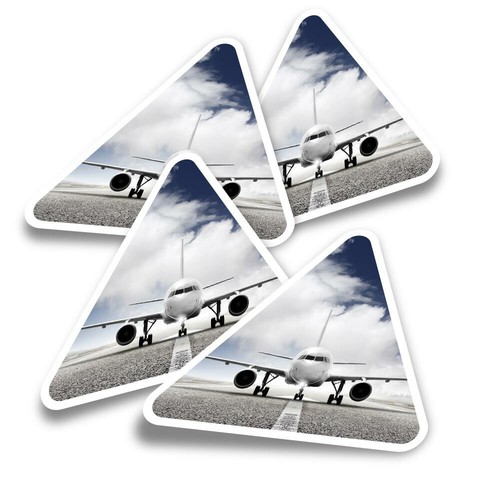 Triangle stickers private - 4x,