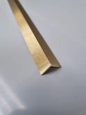 Brass Angle L Shaped Brush Polished Multiple Sizes and Lengths Available CZ130