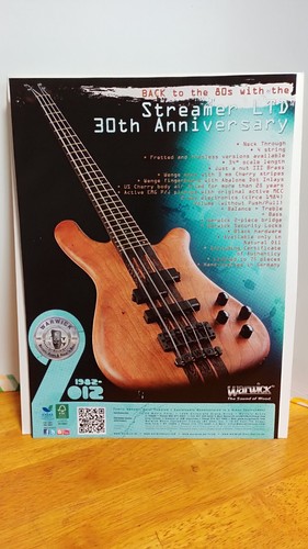 Warwick streamer bass guitar - streamer,