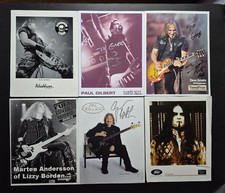 6 Musician Signed Photos Nick