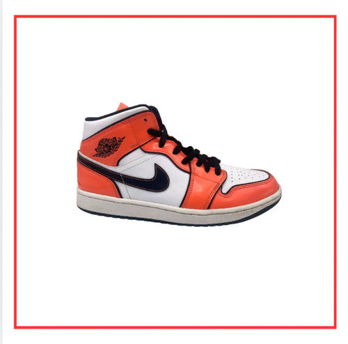 Air jordan mid turf - 1, orange