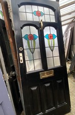 ANTIQUE FRONT DOOR - EDWARDIAN
