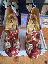Irregular Choice "Chilli Dog " Shoes Size 6.5 EU 40. Great For Halloween
