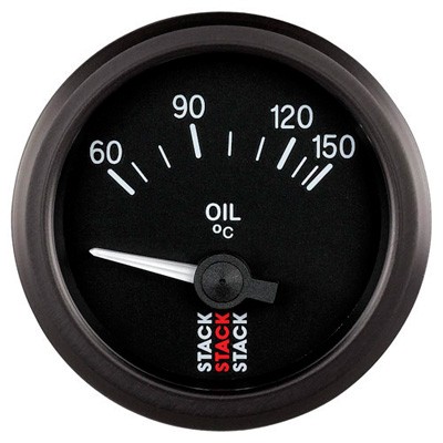 Stack oil temperature gauge - oil,