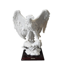 Giuseppe Armani Eagle Sculpture Large Florence Italy Unpainted
