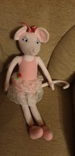 Vintage Angelina Ballerina 45cm Long Plush Doll Tutu Outfit 2002 Rare