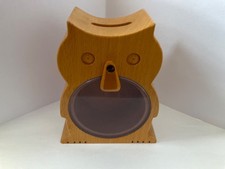Solid Wooden Owl Shaped