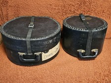Pair of Black Hard Shell Drum