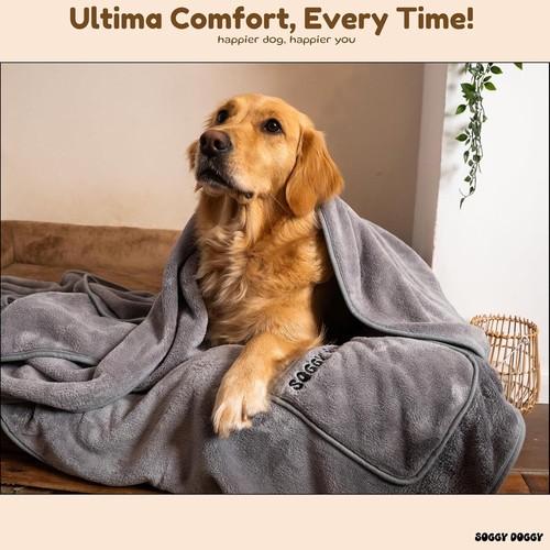 Large dog drying towel - large,