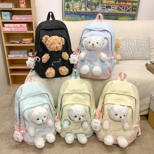 Cute kawaii bear backpack - bear,