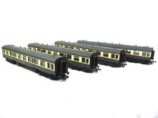 Rake of 4 x BACHMANN GWR 60' Collett Composite Coaches - OO Gauge