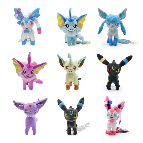 Pokemon plush leafeon espeon - pokemon,