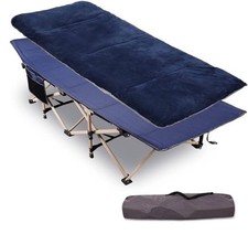 REDCAMP Folding Camping Beds for adults with Soft Mattress, Heavy Duty Sturdy
