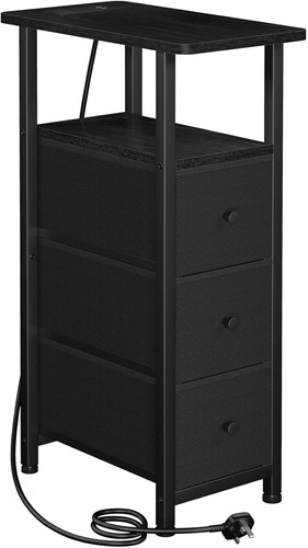 Slim bedside table with - bedside,
