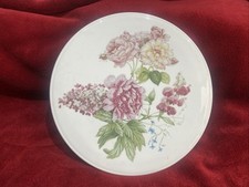 Chelson China Pink Roses Flat B. China 27cm Cake/Serving Plate, 1 Scratch
