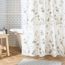 OHS Marble Shower Curtain with
