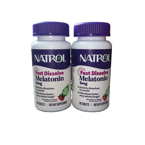 Natrol fast dissolve melatonin - natrol,