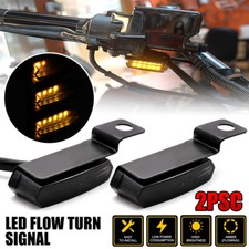 2x Motorcycle Amber 6 LED Turn